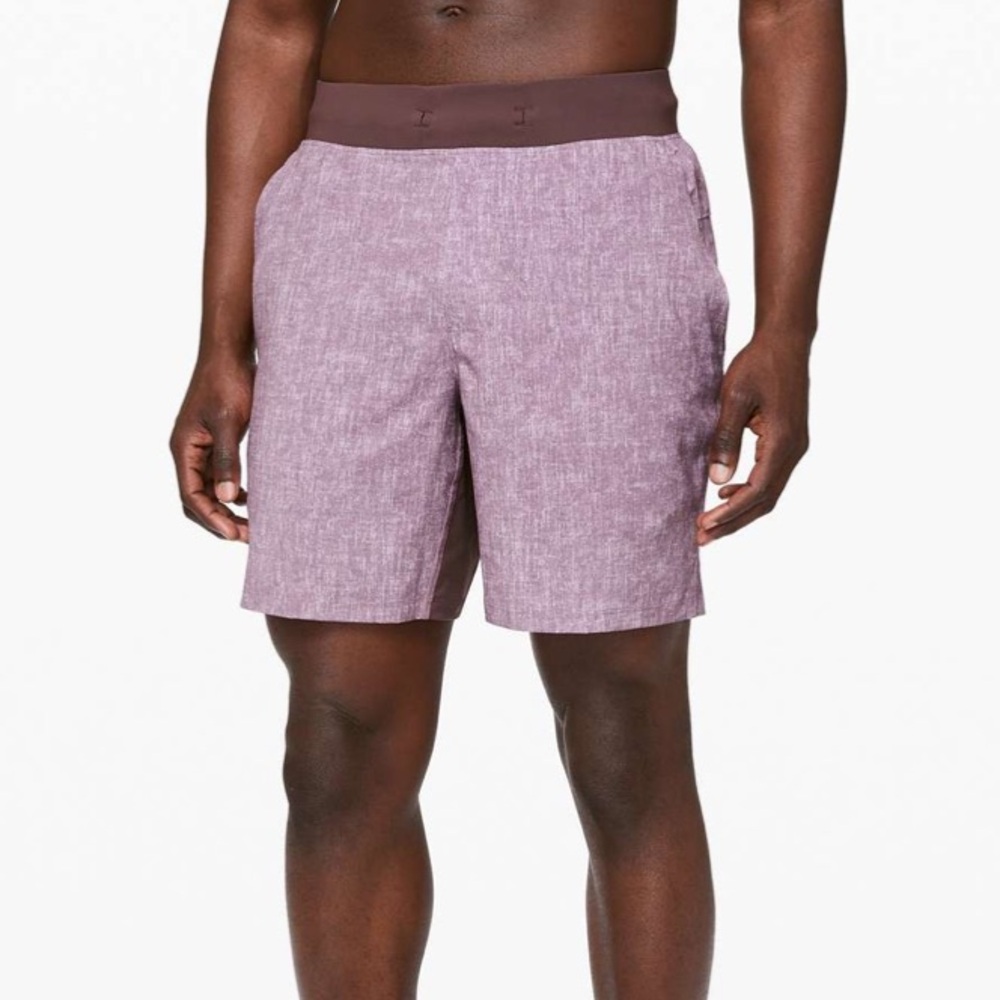 Lululemon T.H.E. Short *Linerless 7" Sunbleached Cherry Cola Multi